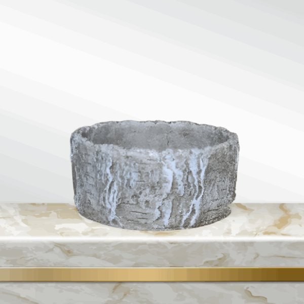 VASE BARK CIRCULAR SMALL