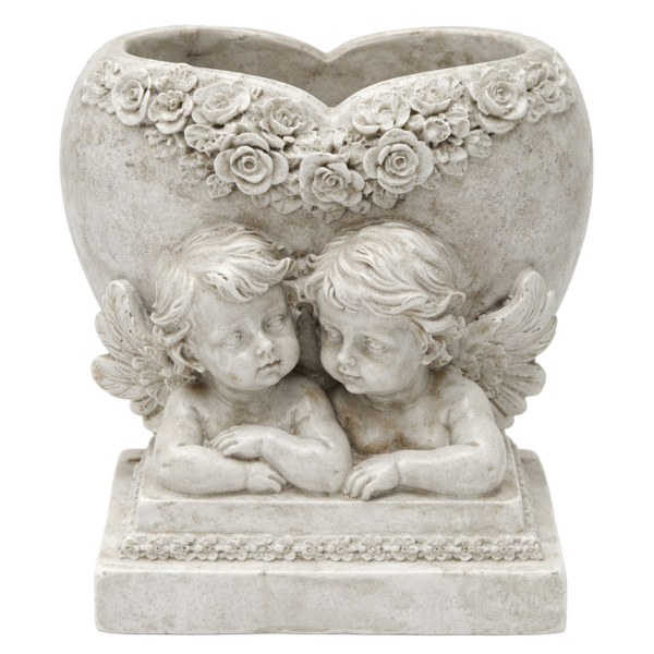 ANGELS WITH HEART VASE